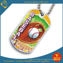 Custom Baseball Dog Tag